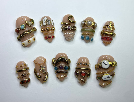 Gold junk jewelry